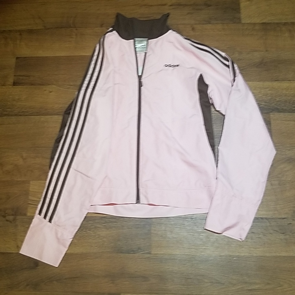 Women's Adidas windbreaker jacket.
